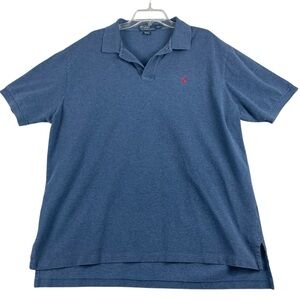 Men's Polo Ralph Lauren Blue Heather 100% Cotton‎ Polo XXL 0049